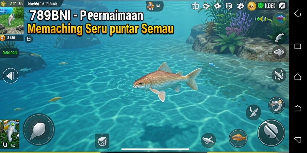 Screenshot utama 789BNI menampilkan gameplay memancing yang seru dan mendebarkan.