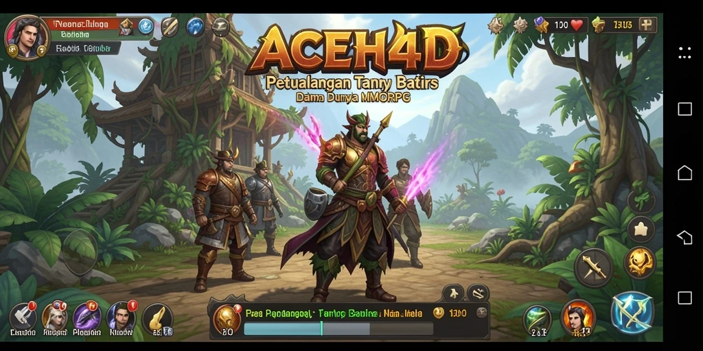 Gameplay menakjubkan dari ACEH4D dengan petualangan MMORPG.