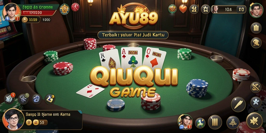Tampilan gameplay QiuQiu yang menarik dan interaktif.