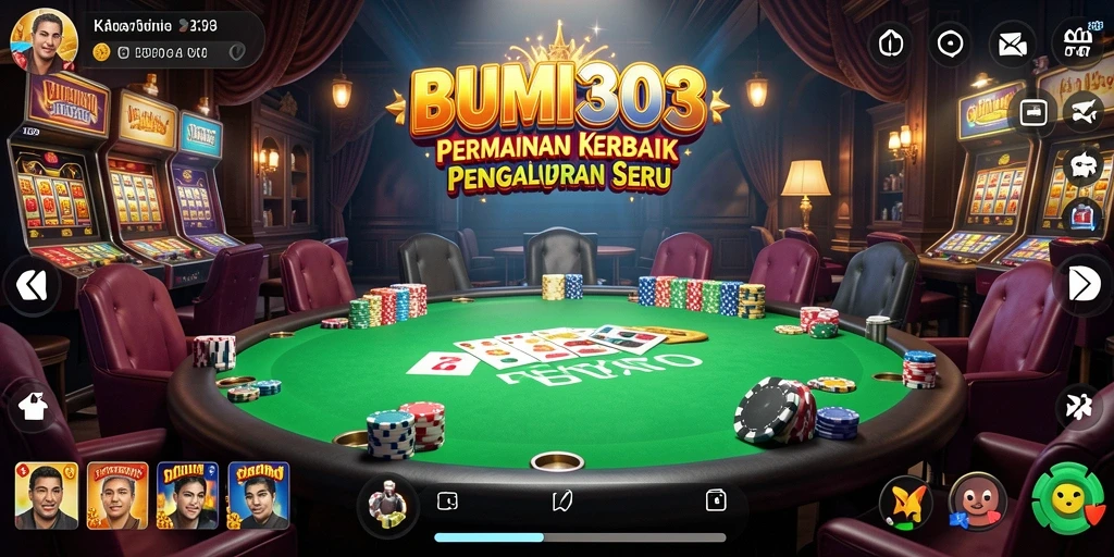 Gameplay menarik di BUMI303 dengan grafis kasino yang menakjubkan.