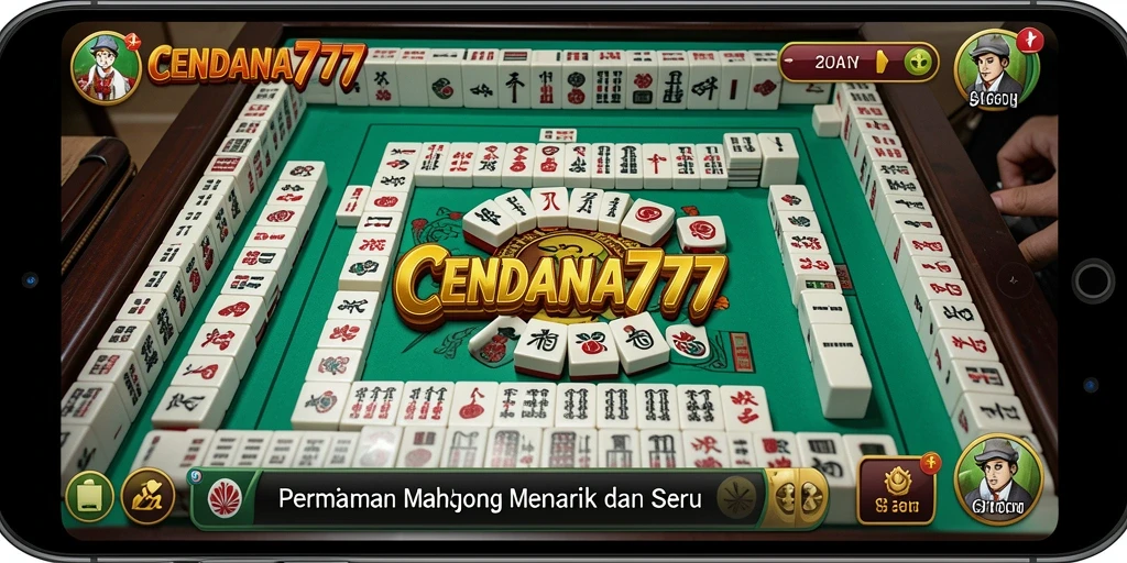 Gameplay CENDANA777 yang seru dan menantang dalam Mahjong.