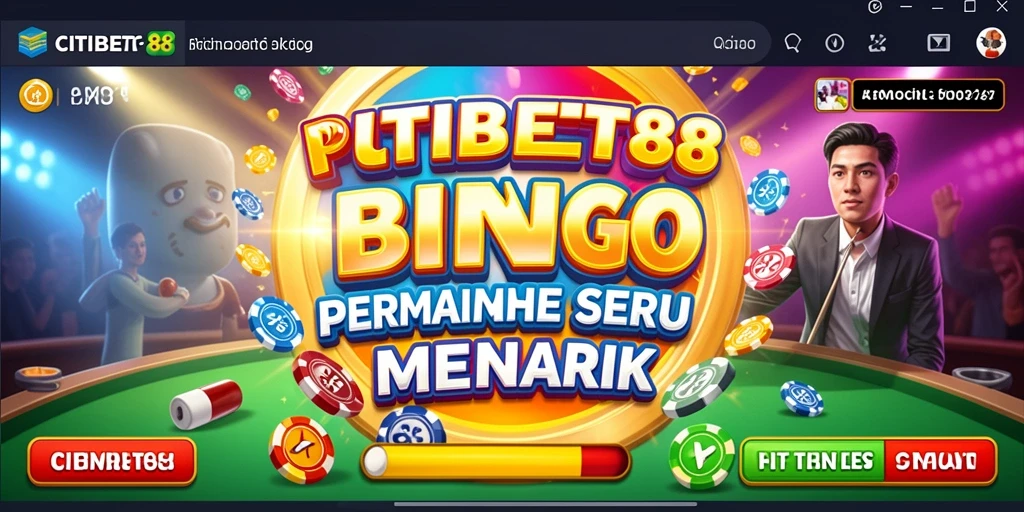 Screenshot utama CITIBET88 menampilkan gameplay Bingo yang seru.