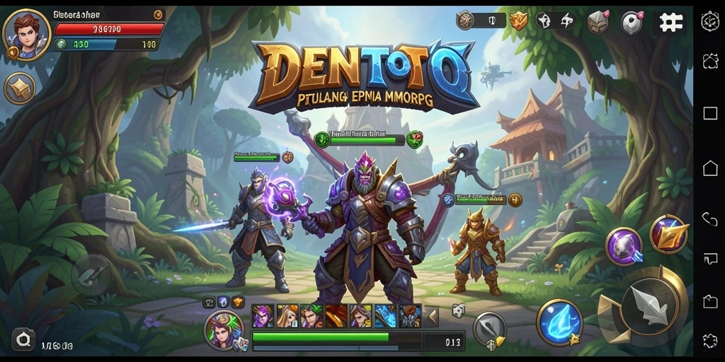 Gameplay DENTOTO yang menakjubkan dalam dunia MMORPG.