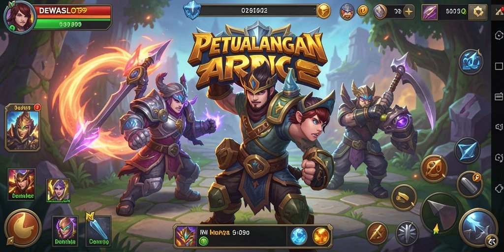 Gameplay menarik di dunia petualangan ARPG DEWASLOT99.