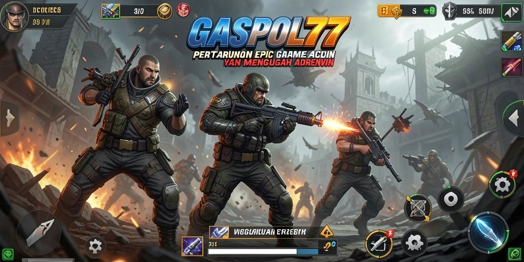 Tampilan gameplay GASPOL77 yang penuh aksi dan seru.