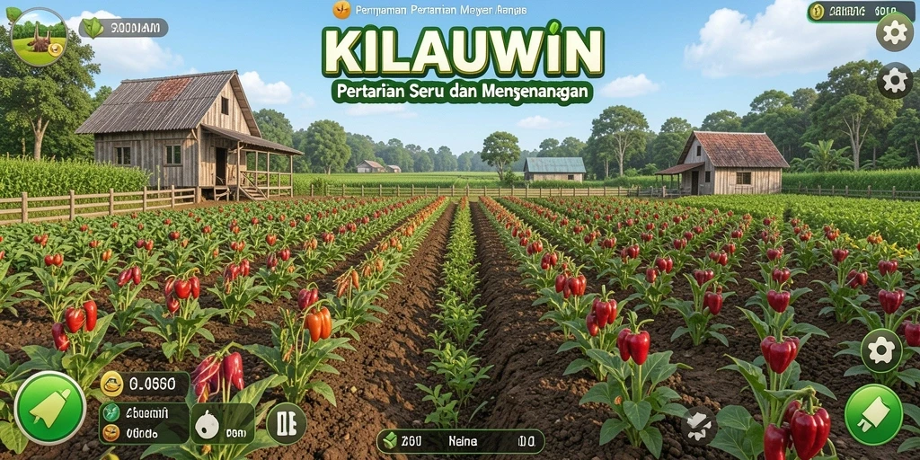 Screenshot KILAUWIN menampilkan gameplay bertani yang menarik dan interaktif.