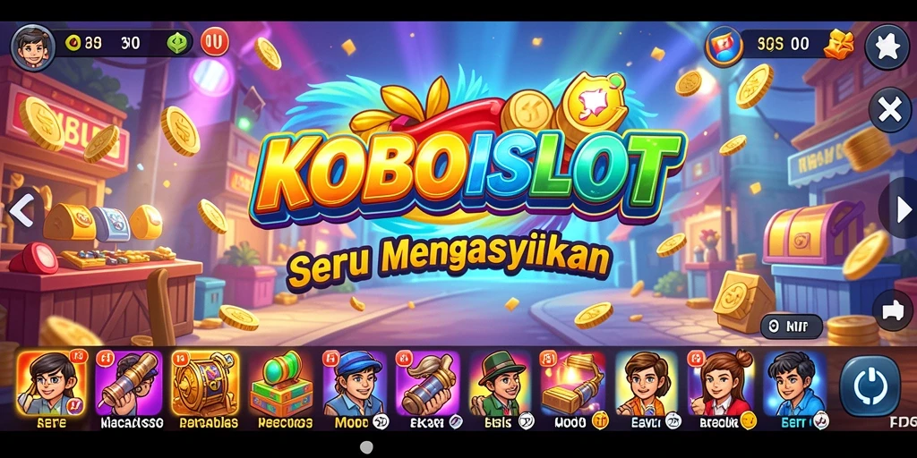 Tampilan menarik saat bermain game Arcade KOBOISLOT.