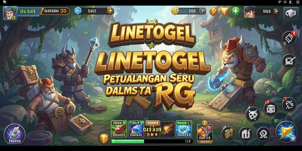 Tampilan gameplay <strong>LINETOGEL</strong> dengan karakter dan pertempuran seru.