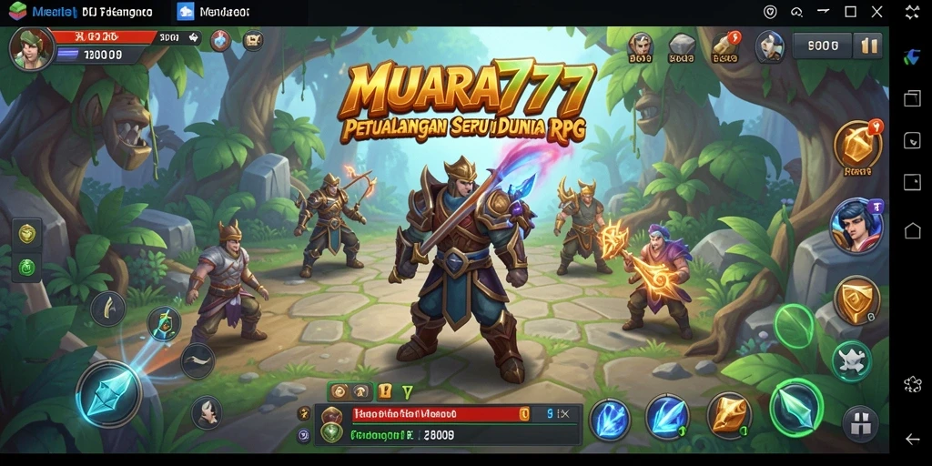 Gameplay RPG MUARA777 yang menegangkan dan adiktif.