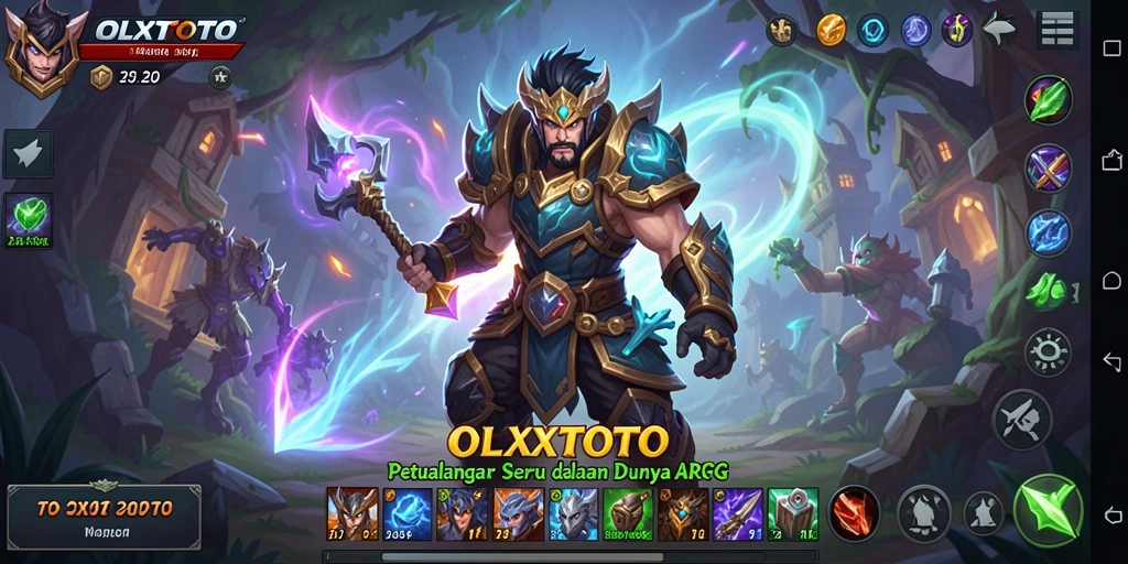 Tampilan menakjubkan dari gameplay ARPG OLXTOTO dengan aksi seru.
