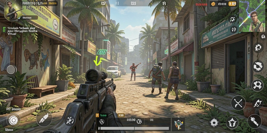 Tampilan gameplay menakjubkan dari PP7 yang menawarkan simulasi yang realistis.