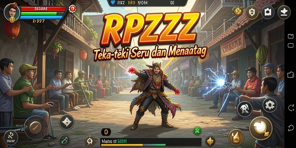 Tampilan gameplay RPZZZ dengan puzzle seru yang menantang.