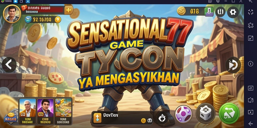 Tampilan gameplay SENSATIONAL77 yang menarik dan interaktif.