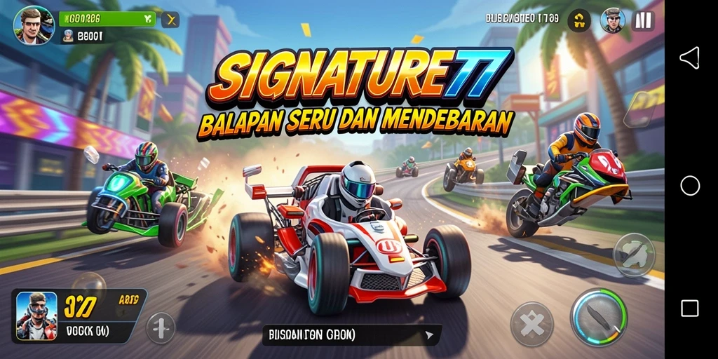 Menampilkan gameplay menarik dan seru dari SIGNATURE77.