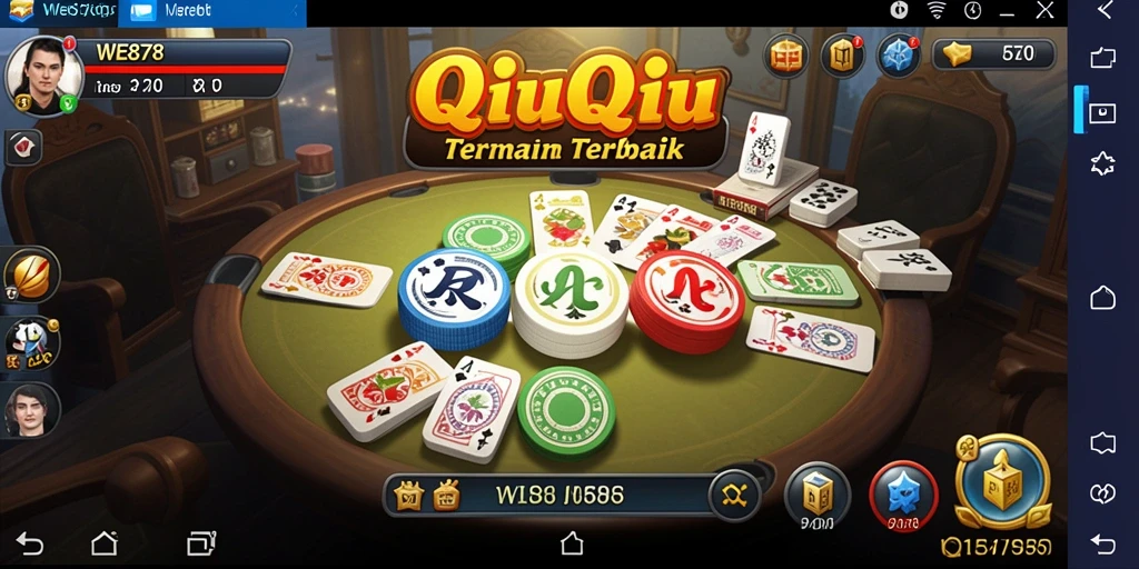 Screenshot menampilkan gameplay seru WE878 dengan interaksi pemain QiuQiu.
